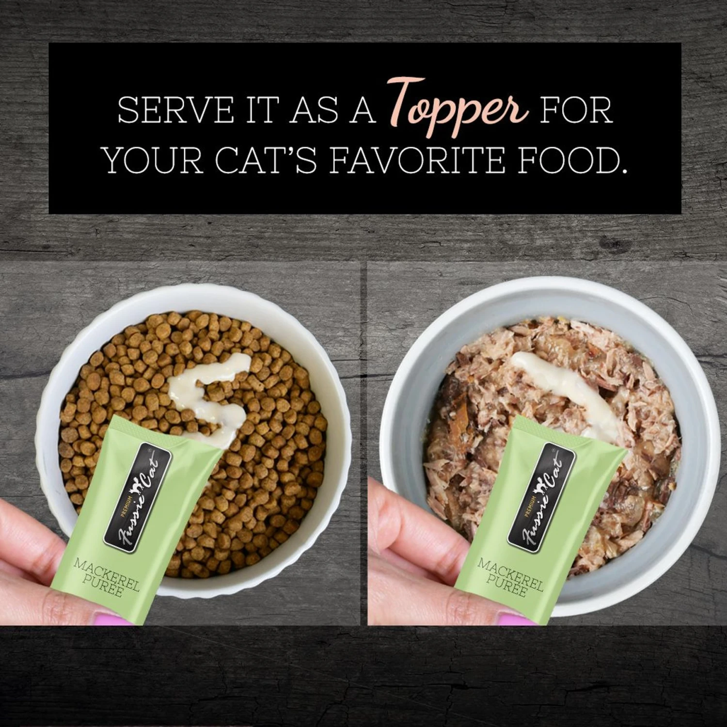 Fussie Cat Mackerel Puree Lickable Cat Treats, 2-oz Pouch 5 Fussie Cat Mackerel Puree Lickable Cat Treats, 2-oz Pouch - Image 3