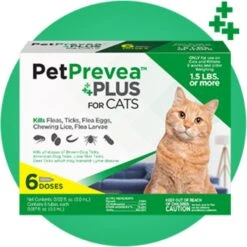 PetPrevea Plus Spot Treatment For Cats, 1.5-lbs +