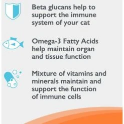 Nutramax Imuquin With Beta Glucans, Marine Lipids, Vitamins & Minerals Powder Packets Immune Supplement For Cats -Trixie || Catit || Nature's Miracle Shop 572566 PT2. AC SS1800 V1668633755