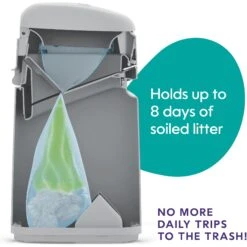 Litter Genie Easy Roll Pail Cat Litter Disposal -Trixie || Catit || Nature's Miracle Shop 573662 PT3. AC SS1800 V1668735732