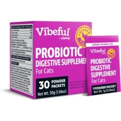 Vibeful Probiotic Gastrointestinal Support Powder Digestive Supplement For Cats -Trixie || Catit || Nature's Miracle Shop 574246 PT2. AC SS1800 V1669760969