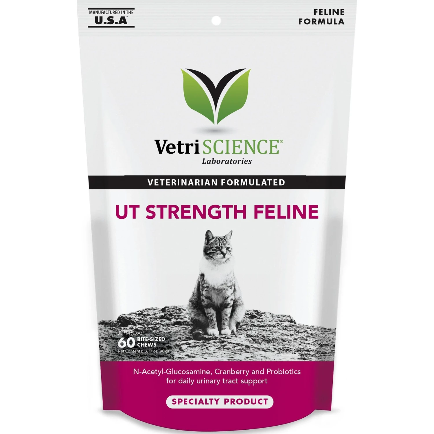 VetriScience UT Strength Feline Chicken Liver Flavored Soft Chews Urinary Supplement For Cats 3 VetriScience UT Strength Feline Chicken Liver Flavored Soft Chews Urinary Supplement For Cats