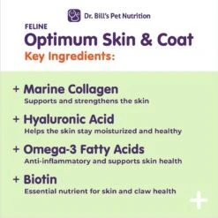 Dr. Bill's Pet Nutrition Feline Optimum Skin & Coat Cat Supplement, 180-gm Pouch -Trixie || Catit || Nature's Miracle Shop 577510 PT2. AC SS1800 V1673990641
