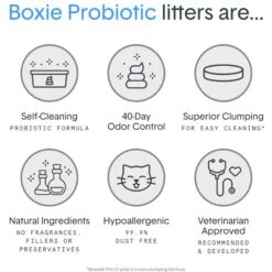 Boxiecat Deep Clean Unscented Probiotic Clumping Clay Cat Litter -Trixie || Catit || Nature's Miracle Shop 582126 PT4. AC SS1800 V1658518090