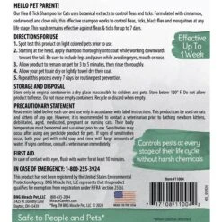 Natural Chemistry Natural Flea Shampoo For Cats -Trixie || Catit || Nature's Miracle Shop 59513 PT2. AC SS1800 V1646943730