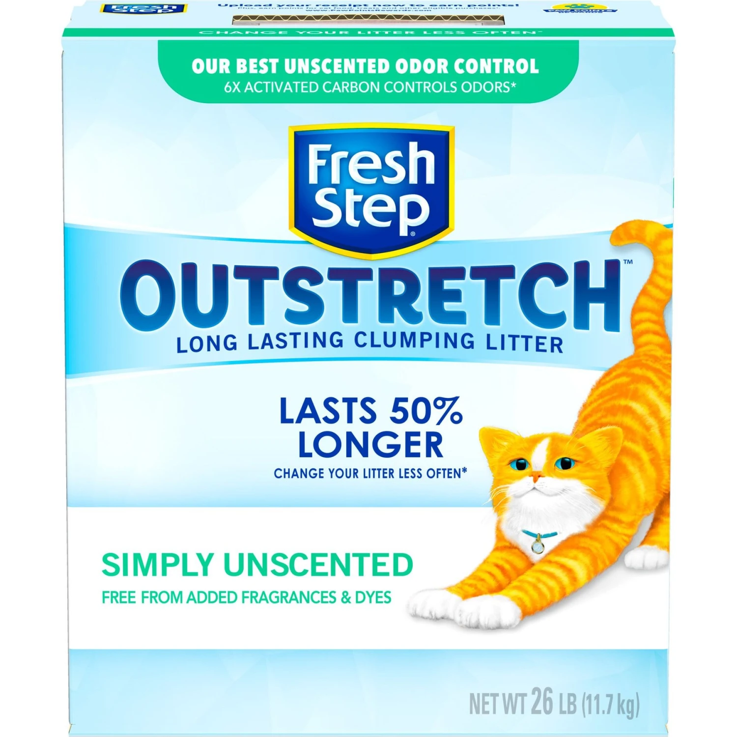 Fresh Step Outstretch Simply Unscented Cat Litter, 26-lb Box 9 Fresh Step Outstretch Simply Unscented Cat Litter, 26-lb Box - Image 7