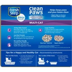 Fresh Step Advanced Clean Paws Multi Cat Litter, 18.5-lb Box, 2 Count 18 Fresh Step Advanced Clean Paws Multi Cat Litter, 18.5-lb Box, 2 Count -Trixie || Catit || Nature's Miracle Shop 605118 PT7. AC SS1800 V1695154387
