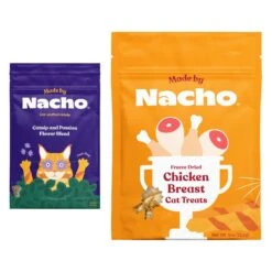 Made By Nacho Catnip & Passion Flower Blend & Made By Nacho Freeze-Dried Chicken Breast Cat Treats