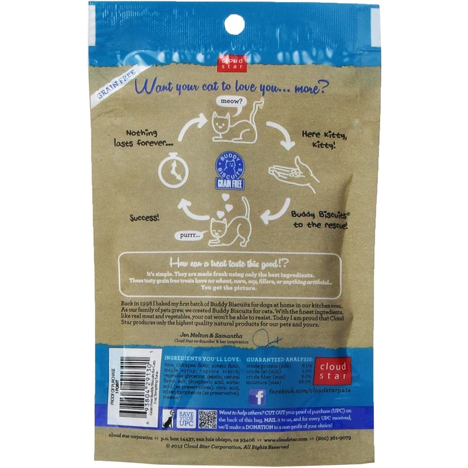 Buddy Biscuits Grain-Free With Tempting Tuna Cat Treats 4 Buddy Biscuits Grain-Free With Tempting Tuna Cat Treats - Image 2