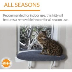 K&H Pet Products Thermo-Kitty Sill Cat Window Perch -Trixie || Catit || Nature's Miracle Shop 612094 PT3. AC SS1800 V1659490822