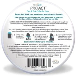 TevraPet ProAct Flea & Tick Cat Collars, 2 Count -Trixie || Catit || Nature's Miracle Shop 612198 PT6. AC SS1800 V1660258488
