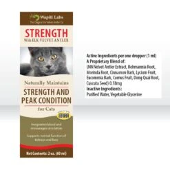 Wapiti Labs Strength Formula For Peak Condition Cat Supplement -Trixie || Catit || Nature's Miracle Shop 61256 PT3. AC SS1800 V1582745887