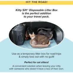 Kitty Sift Disposable Sifting Cat Litter Box Kit -Trixie || Catit || Nature's Miracle Shop 613294 PT8. AC SS1800 V1663713086