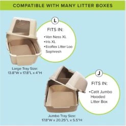 Kitty Sift Disposable Cat Litter Box, 6 Count -Trixie || Catit || Nature's Miracle Shop 613310 PT4. AC SS1800 V1663772438