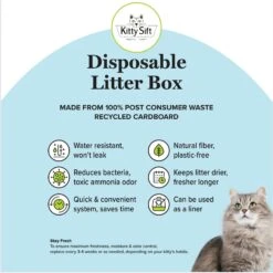 Kitty Sift Disposable Cat Litter Box, 6 Count -Trixie || Catit || Nature's Miracle Shop 613310 PT6. AC SS1800 V1663772508
