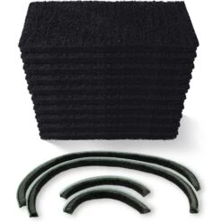 Pet Standard Replacement Carbon Filters & Seal Strip Set Compatible With Litter-Robot 3 Self-Cleaning Cat Litter Box, 10 Count