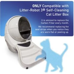 Pet Standard Replacement Carbon Filters & Seal Strip Set Compatible With Litter-Robot 3 Self-Cleaning Cat Litter Box, 10 Count -Trixie || Catit || Nature's Miracle Shop 618174 PT3. AC SS1800 V1659820911
