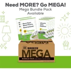 Tidy Cats Litter Box System, BREEZE System Starter Kit Litter Box, Litter Pellets & Pads -Trixie || Catit || Nature's Miracle Shop 62129 PT3. AC SS1800 V1700689215