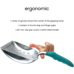 DurAnimals DuraScoop Original Cat Litter Scoop, Color Varies -Trixie || Catit || Nature's Miracle Shop 62345 PT4. AC SS1800 V1543851419