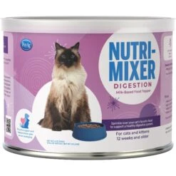 PetAg Nutri-Mixer Digestive Cat Food Topper, 6-oz Jar