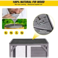 Aivituvin Catio Outdoor Cat House 12 Aivituvin Catio Outdoor Cat House -Trixie || Catit || Nature's Miracle Shop 631982 PT4. AC SS1800 V1662159272