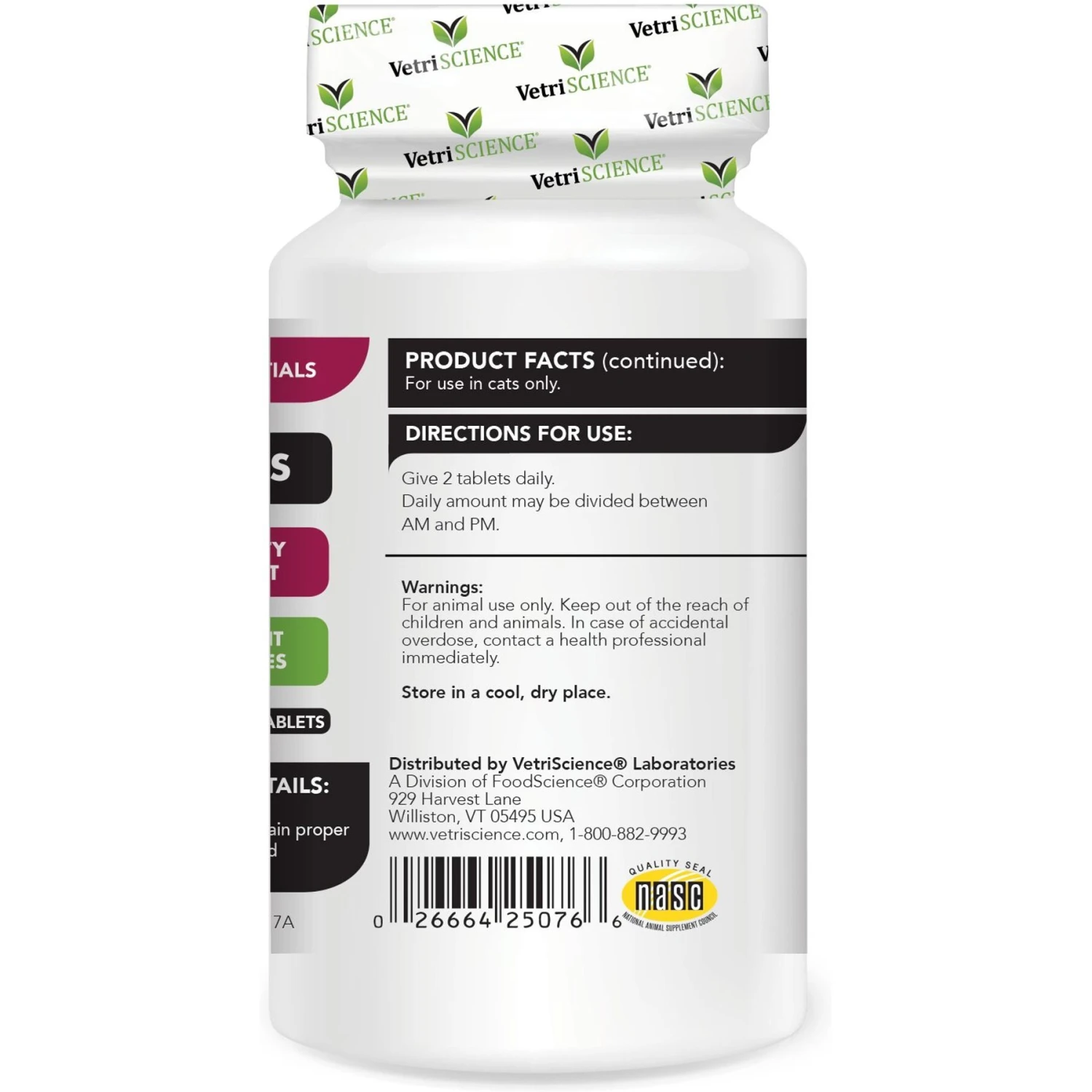 VetriScience Renal Essentials Chewable Tablets Kidney & Urinary Supplement For Cats 5 VetriScience Renal Essentials Chewable Tablets Kidney & Urinary Supplement For Cats - Image 3