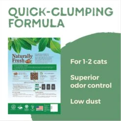 Naturally Fresh Quick Clumping Unscented Cat Litter, 40-lb Bag 11 Naturally Fresh Quick Clumping Unscented Cat Litter, 40-lb Bag -Trixie || Catit || Nature's Miracle Shop 639646 PT2. AC SS1800 V1664228404