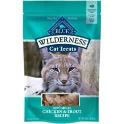 Blue Buffalo Wilderness Chicken & Trout Grain-Free Cat Treats + 3 Items 12 Blue Buffalo Wilderness Chicken & Trout Grain-Free Cat Treats + 3 Items -Trixie || Catit || Nature's Miracle Shop 640102 PT1. AC SS1800 V1663797856