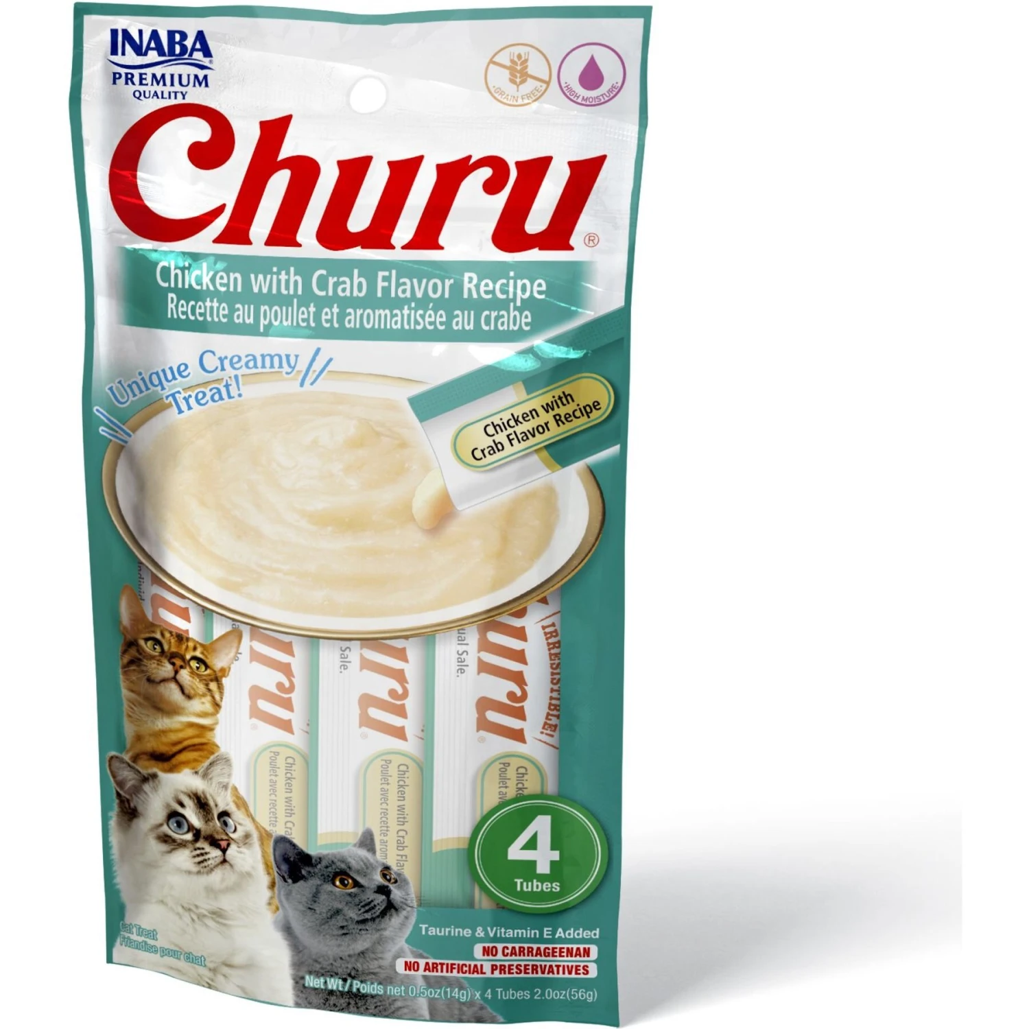 Inaba Churu Grain-Free Chicken With Cheese Puree Lickable Cat Treat + 2 Items 10 Inaba Churu Grain-Free Chicken With Cheese Puree Lickable Cat Treat + 2 Items - Image 8