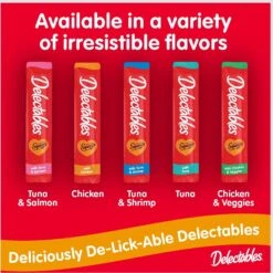 Hartz Delectables Squeeze Up Tuna, Chicken, & Salmon Flavored Variety Pack Lickable Cat Treats, 0.5-oz Tube -Trixie || Catit || Nature's Miracle Shop 641246 PT7. AC SS1800 V1663880361