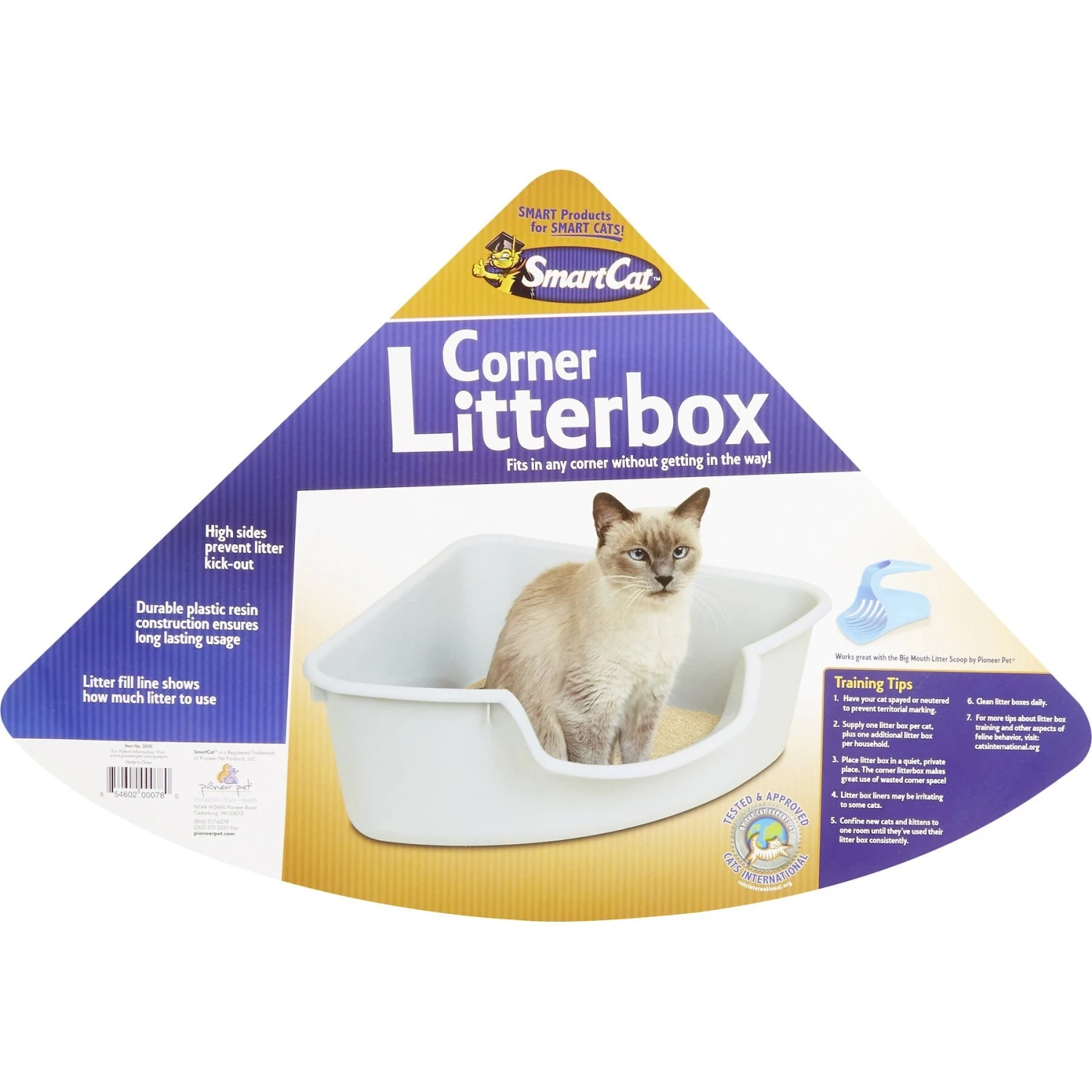 SmartCat Corner Litter Box 7 SmartCat Corner Litter Box - Image 5