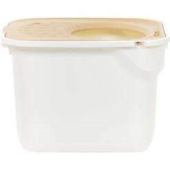 IRIS USA Large Square Top Entry Cat Litter Box -Trixie || Catit || Nature's Miracle Shop 645486 PT5. AC SS1800 V1680809027