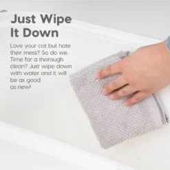 IRIS USA Large Square Top Entry Cat Litter Box -Trixie || Catit || Nature's Miracle Shop 645486 PT7. AC SS1800 V1665526620