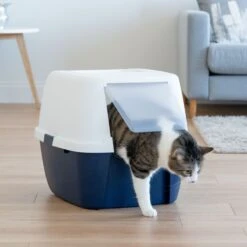 IRIS USA Jumbo Enclosed Hooded Cat Litter Box With Front Door Flap 10 IRIS USA Jumbo Enclosed Hooded Cat Litter Box With Front Door Flap -Trixie || Catit || Nature's Miracle Shop 645518 PT2. AC SS1800 V1687785446