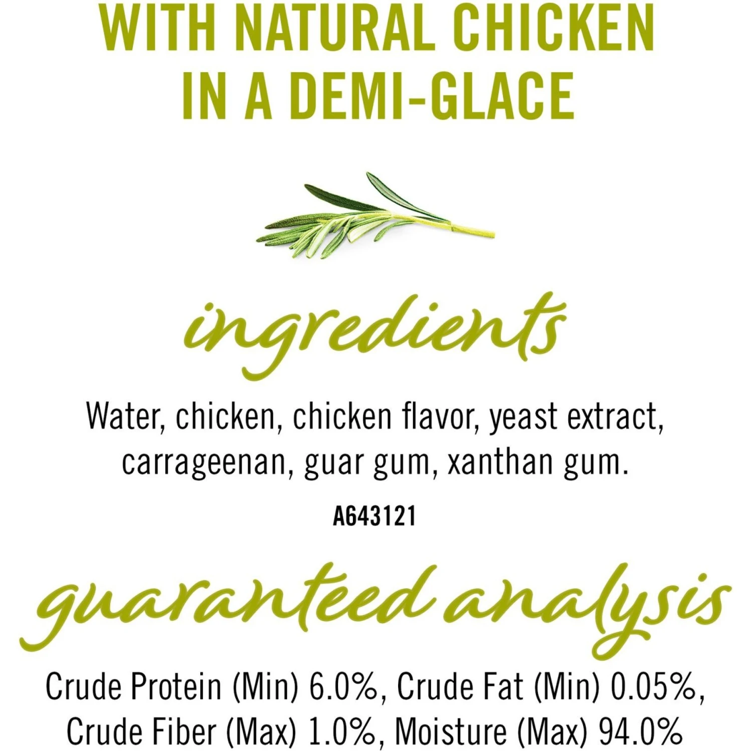Fancy Feast Savory Puree Naturals Chicken Flavored In A Demi-Glace Squeezable Lickable Adult Cat Treats, 0.35-oz Tube 8 Fancy Feast Savory Puree Naturals Chicken Flavored In A Demi-Glace Squeezable Lickable Adult Cat Treats, 0.35-oz Tube - Image 6