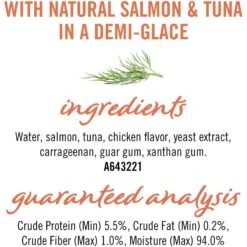 Fancy Feast Savory Puree Naturals Salmon & Tuna Flavored In A Demi-Glace Squeezable Lickable Adult Cat Treats, 0.35-oz Tube 16 Fancy Feast Savory Puree Naturals Salmon & Tuna Flavored In A Demi-Glace Squeezable Lickable Adult Cat Treats, 0.35-oz Tube -Trixie || Catit || Nature's Miracle Shop 645806 PT5. AC SS1800 V1664892765