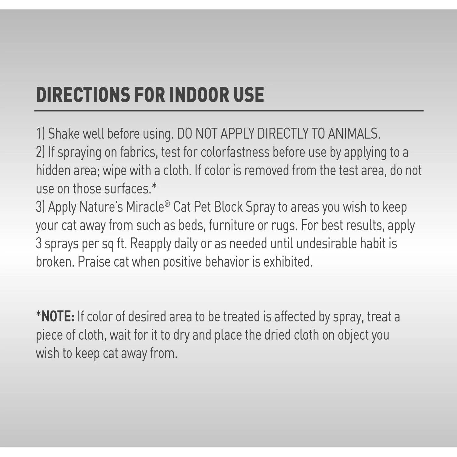 Nature's Miracle Just For Cats Pet Block Cat Repellent Spray 5 Nature's Miracle Just For Cats Pet Block Cat Repellent Spray - Image 3