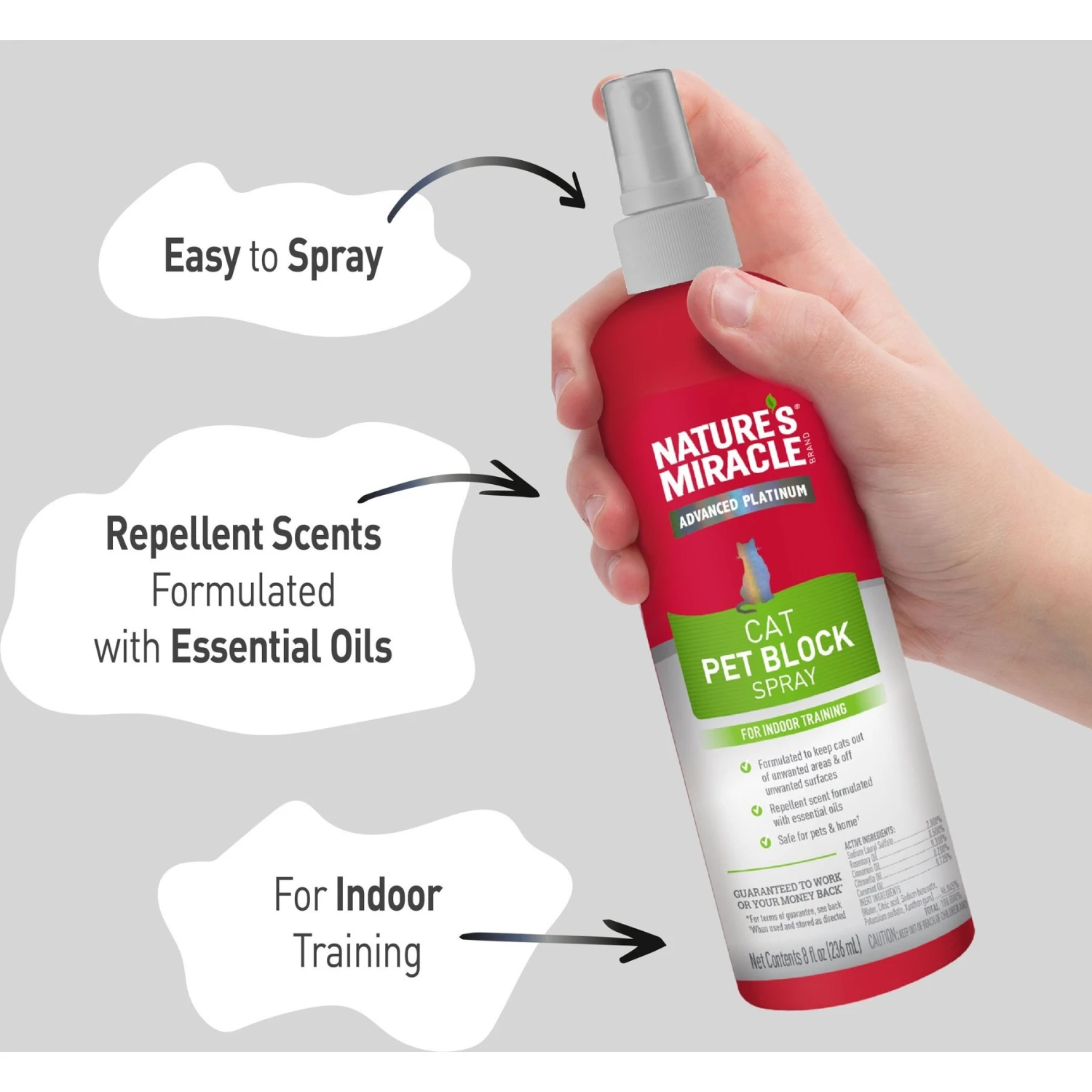 Nature's Miracle Just For Cats Pet Block Cat Repellent Spray 6 Nature's Miracle Just For Cats Pet Block Cat Repellent Spray - Image 4