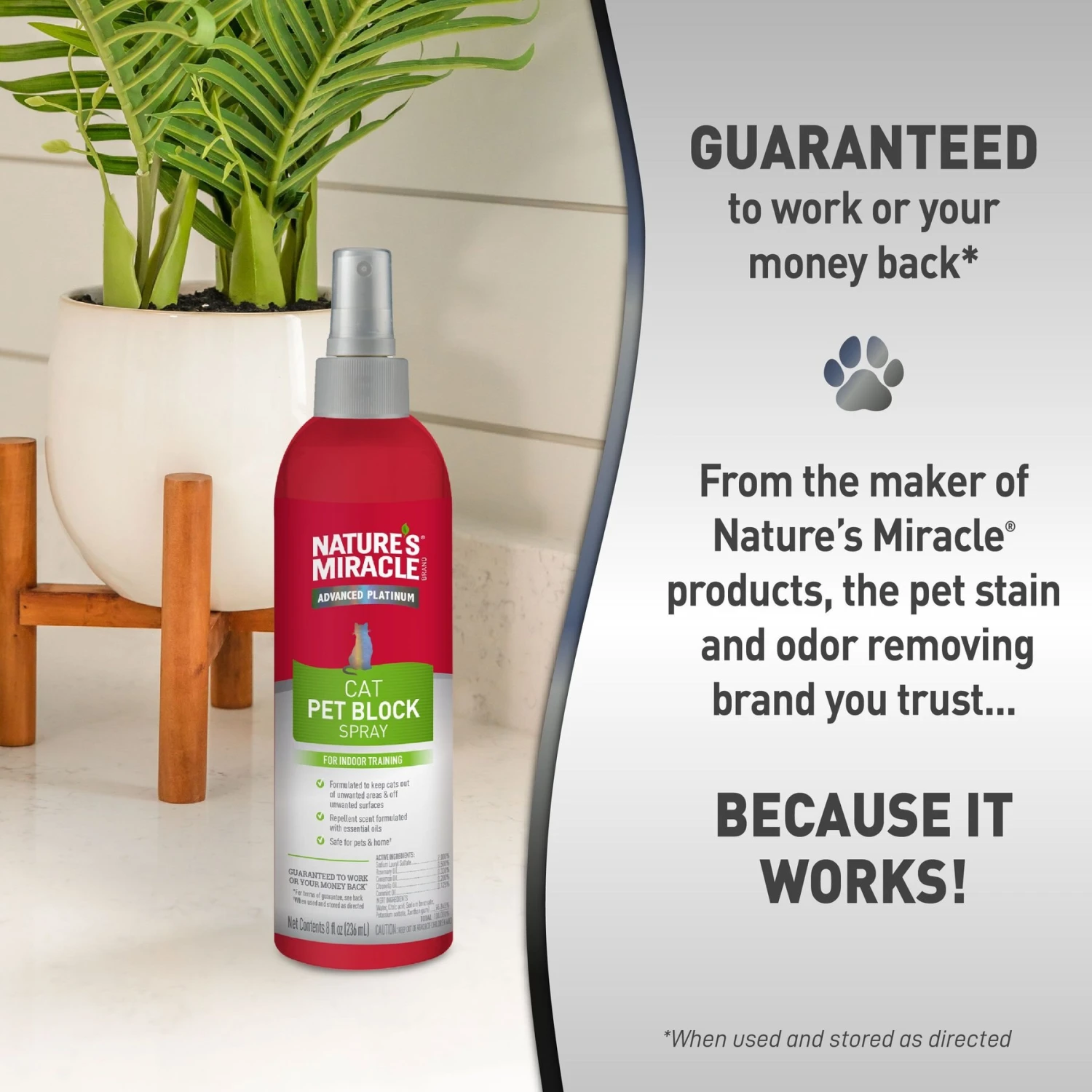 Nature's Miracle Just For Cats Pet Block Cat Repellent Spray 7 Nature's Miracle Just For Cats Pet Block Cat Repellent Spray - Image 5
