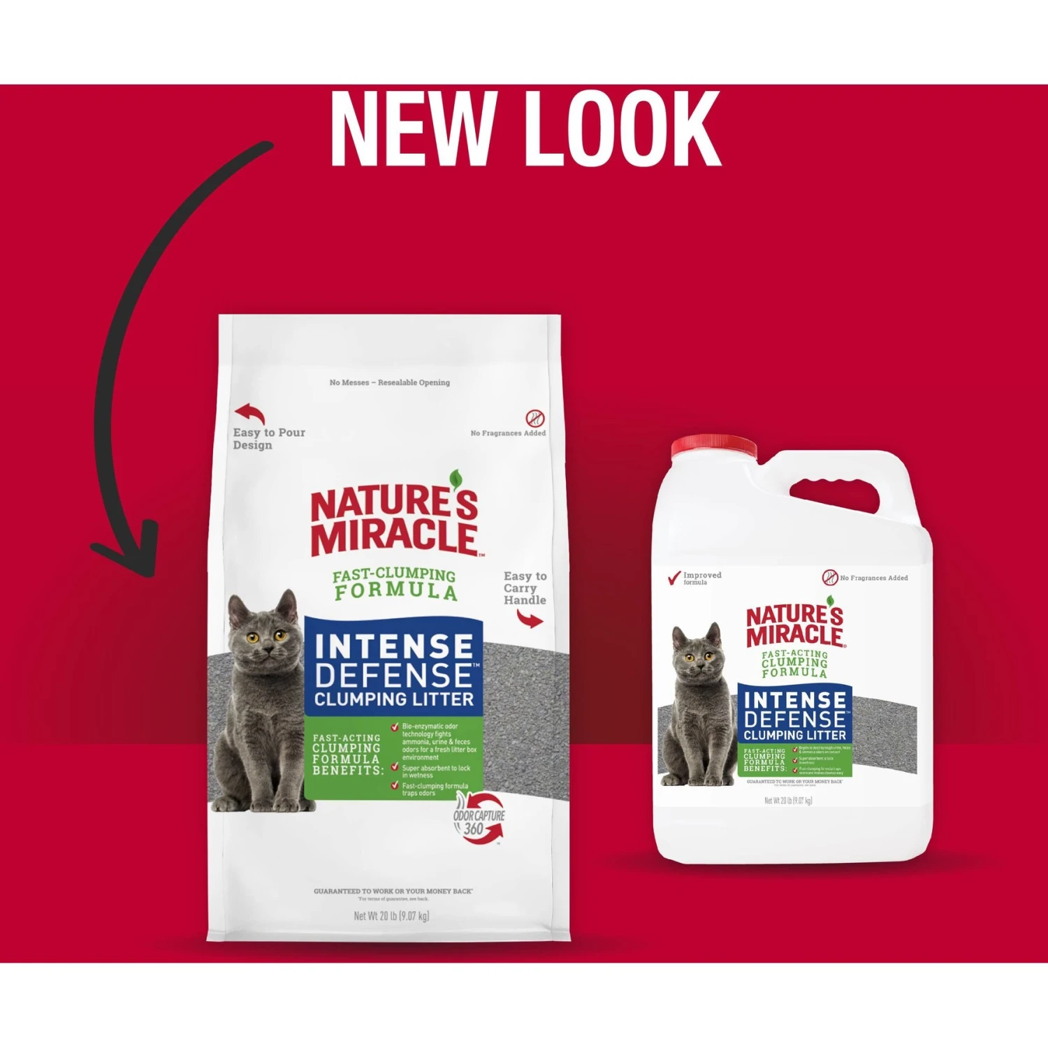 Nature's Miracle Intense Defense Unscented Clumping Clay Cat Litter 6 Nature's Miracle Intense Defense Unscented Clumping Clay Cat Litter - Image 4