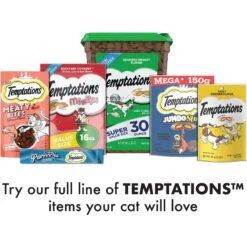 Temptations MixUps Meowmaid Salmon & Tuna Flavors Crunchy & Soft Cat Treats, 3-oz Bag -Trixie || Catit || Nature's Miracle Shop 651958 PT8. AC SS1800 V1664534099