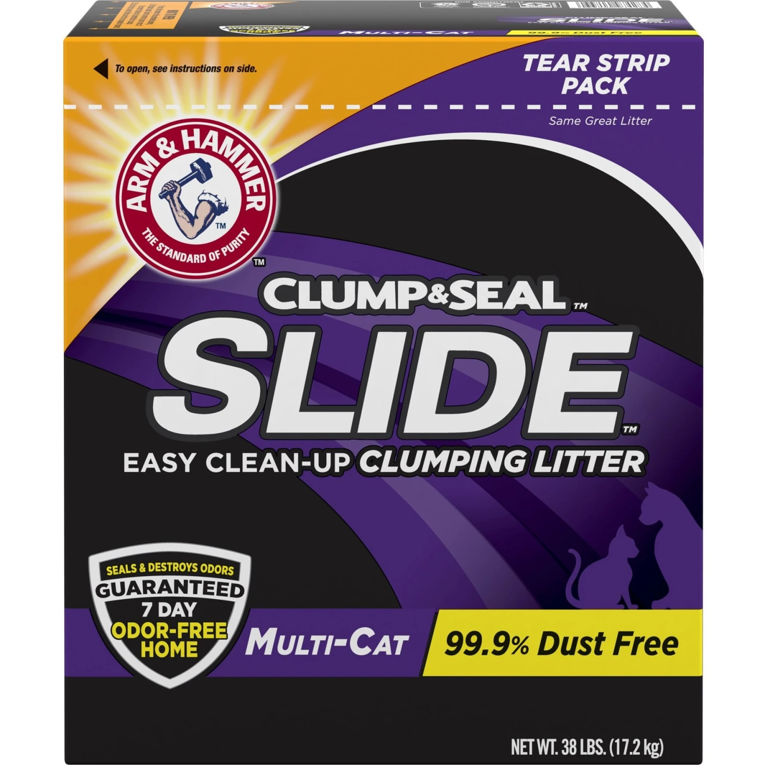 Arm & Hammer Litter Baking Soda Double Duty Cat Litter Deodorizer & Arm & Hammer Litter Slide Multi-Cat Scented Clumping Clay Cat Litter 7 Arm & Hammer Litter Baking Soda Double Duty Cat Litter Deodorizer & Arm & Hammer Litter Slide Multi-Cat Scented Clumping Clay Cat Litter - Image 5