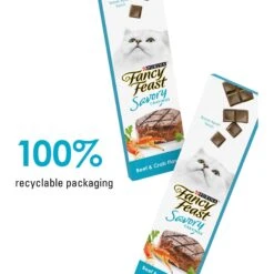Fancy Feast Savory Cravings Beef & Crab Flavor Limited Ingredient Soft Cat Treats 19 Fancy Feast Savory Cravings Beef & Crab Flavor Limited Ingredient Soft Cat Treats -Trixie || Catit || Nature's Miracle Shop 658486 PT8. AC SS1800 V1664314160