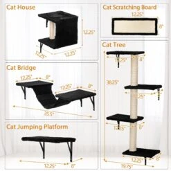 Coziwow Wall Mounted Shelves Set Cat Tree 13 Coziwow Wall Mounted Shelves Set Cat Tree -Trixie || Catit || Nature's Miracle Shop 665862 PT2. AC SS1800 V1701363615