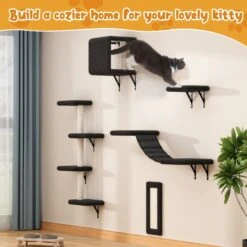 Coziwow Wall Mounted Shelves Set Cat Tree 17 Coziwow Wall Mounted Shelves Set Cat Tree -Trixie || Catit || Nature's Miracle Shop 665862 PT6. AC SS1800 V1668457837