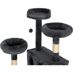 Coziwow 60-in Scratching Posts & Toys Cat Tree & Condo, Grey -Trixie || Catit || Nature's Miracle Shop 666062 PT3. AC SS1800 V1668457829