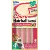 Inaba Churu Hairball Control Chicken Recipe Creamy Puree Grain-Free Lickable Cat Treats