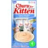 Inaba Churu For Kittens Tuna Recipe Puree Grain-Free Lickable Cat Treats