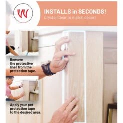 CLAWGUARD Protection Tape Durable Single-Sided Strips Protection Barrier, 20 Count, 12 X 4-in -Trixie || Catit || Nature's Miracle Shop 668638 PT4. AC SS1800 V1670960051