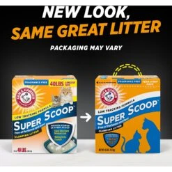 Arm & Hammer Litter Super Scoop Unscented Clumping Clay Cat Litter -Trixie || Catit || Nature's Miracle Shop 67004 PT2. AC SS1800 V1685042114
